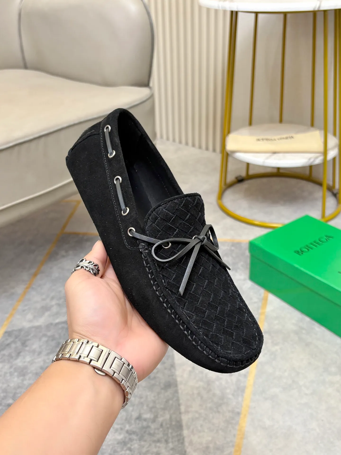 P420💰 (Niu Li + Niu Pad) [BV] The latest hot style‼ ️Casual men's shoes, uppers imported first-layer cowhide ➕Full imported cowhide lining✔️Exquisite workmanship, excellent foot feel, special rubber soles✔️, cool and fashionable, the latest fashion, fashionable outsole, hurry up.  Code number: 38-44 (can be customized to 37.45, non-refundable)